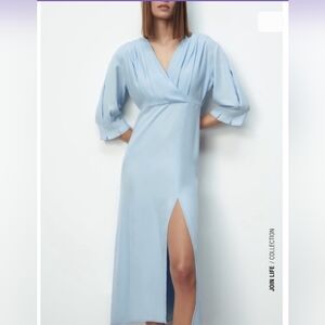Zara Blue Summer Dress